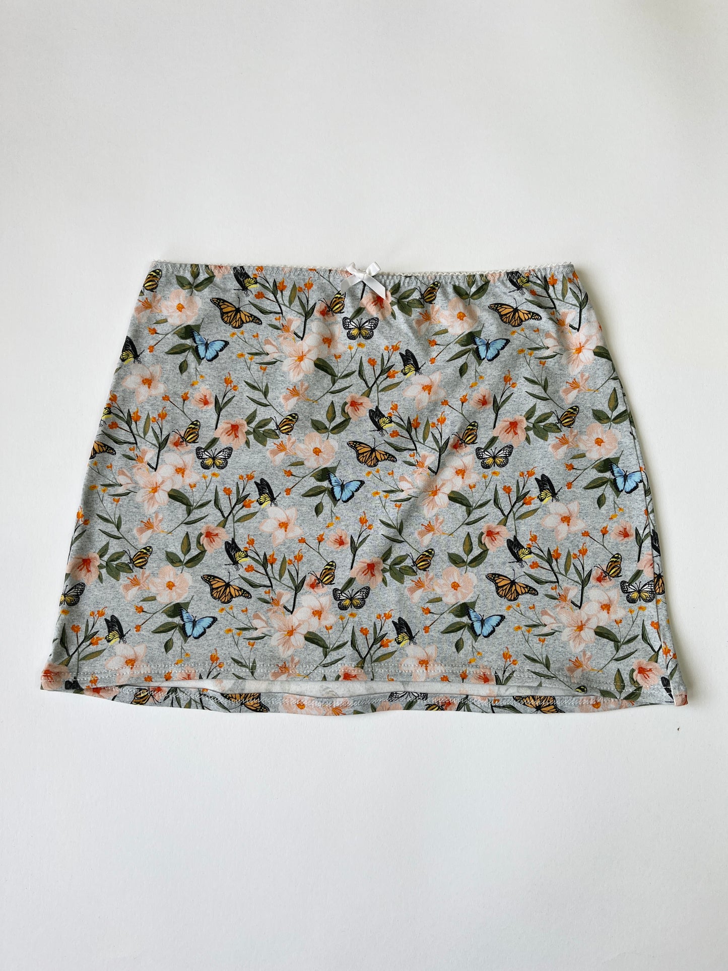 Butterfly Marl Mini Skirt - 8