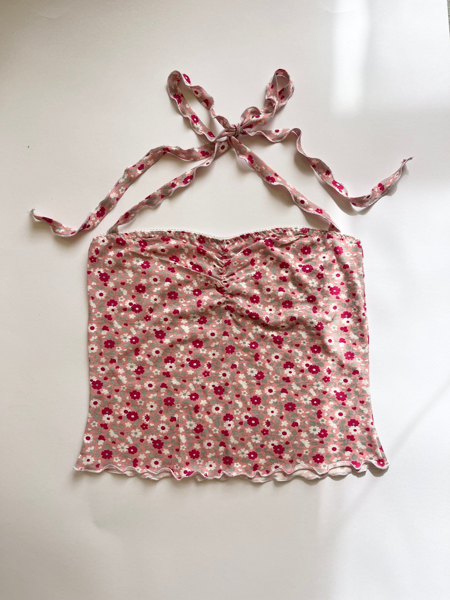 Pink Floral Halter - 12
