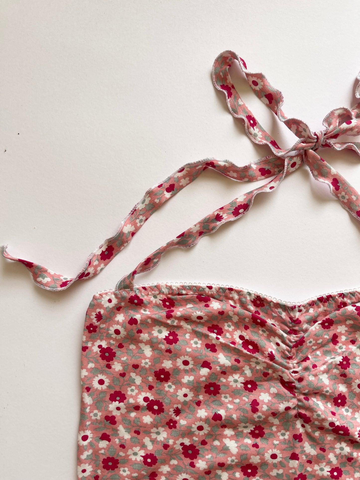 Pink Floral Halter - 12