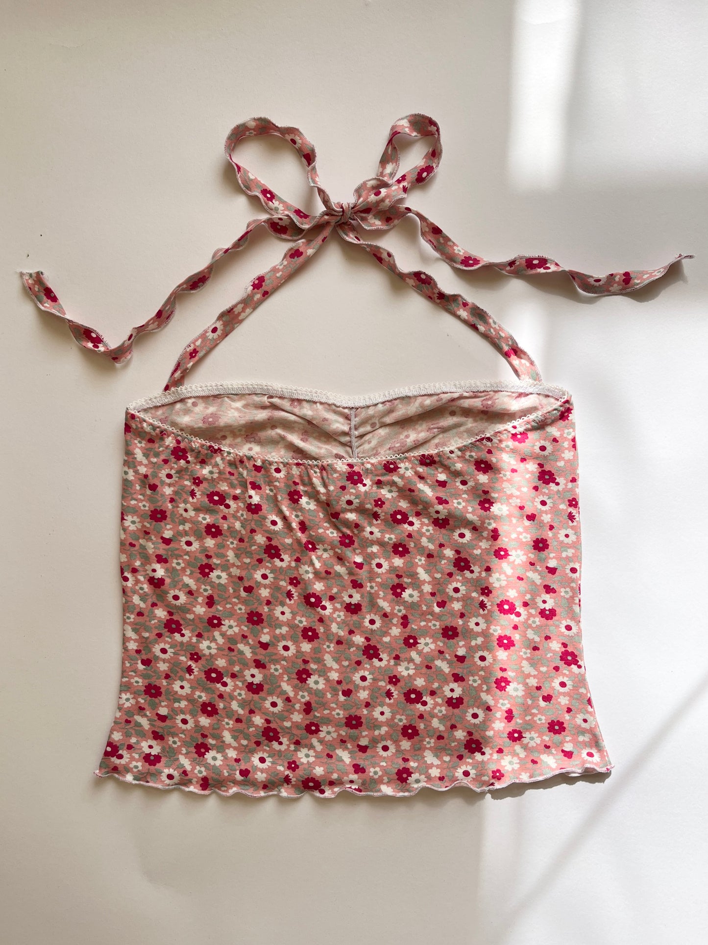 Pink Floral Halter - 12