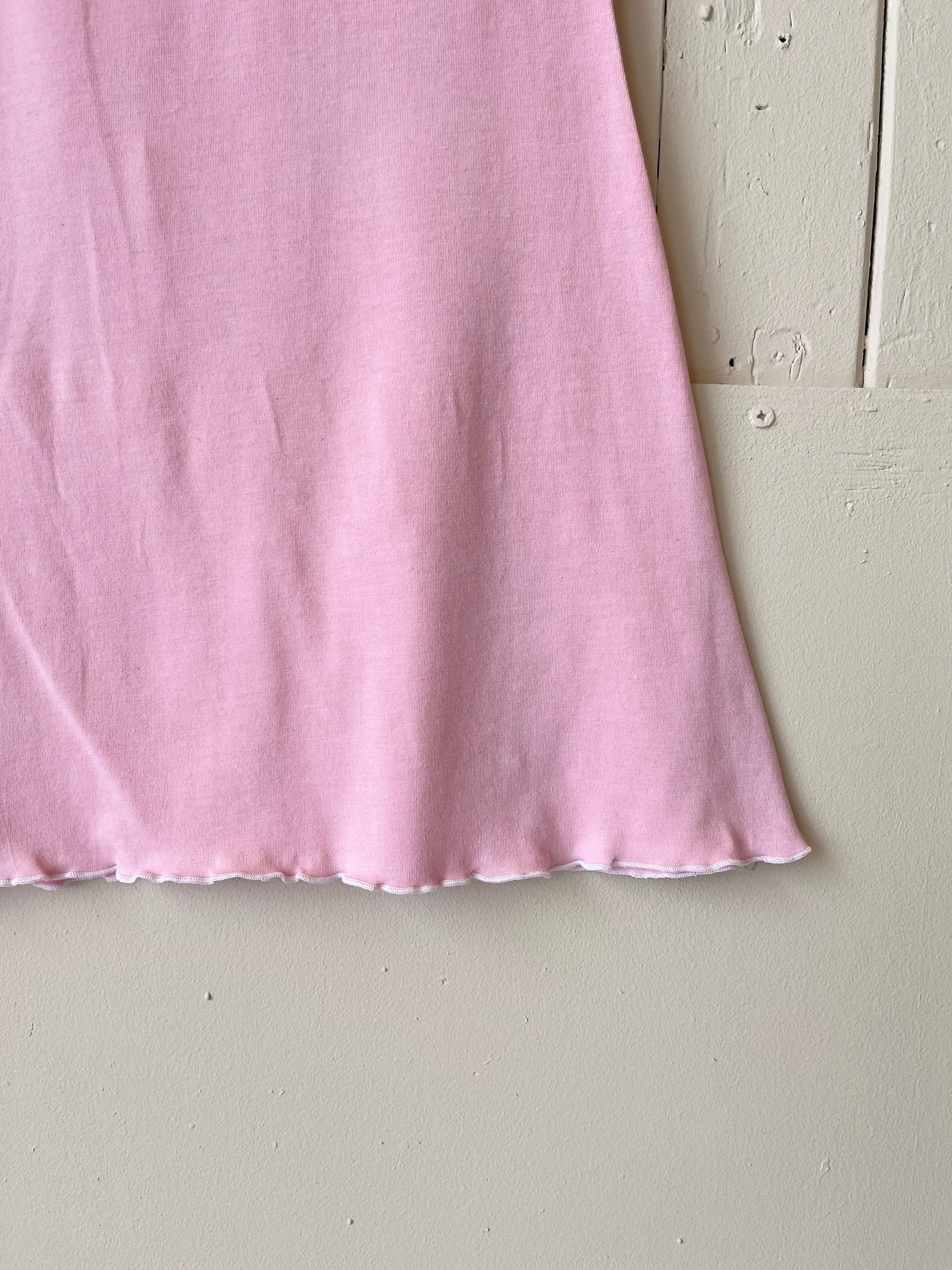 Pink A-Line Mini Dress - 8
