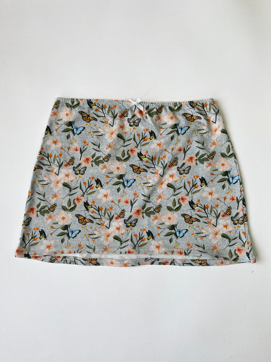 Butterfly Marl Mini Skirt - 8